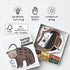 Wee Gallery Woodland Lacing Cards, Sewing Board and Travel Game for Toddlers, Montessori-Inspired Educational Craft
