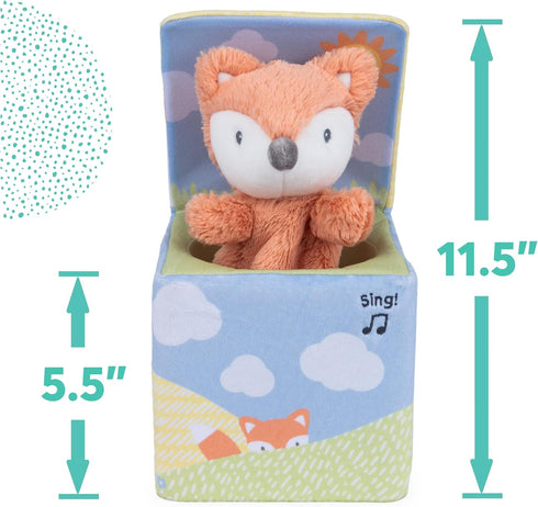 Baby GUND Fox in a Box, Animated Plush Activity Toy for Babies and Infants, Ages 0 and Up, Multicolor