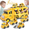 Bennol 5 in 1 Toddler Boy Toys for 1-5 Year Olds, Construction Car Truck Toys for Boys Ages 1-3, 3-5 Birthday Gifts