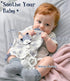 9pcs Set 0-6 Golray Baby Boy Gifts for Baby Shower, Newborn Essential with Fox Lovey/Blanket/Onesie/Wooden