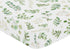 Sweet Jojo Designs Floral Leaf Girl Fitted Crib Sheet, Baby or Toddler Bed Nursery, Green and White Boho Watercolor