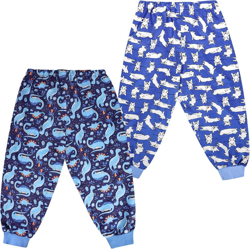 MooMoo Baby Leakproof Diaper Pants for Boys and Girls 2 Packs Reusable