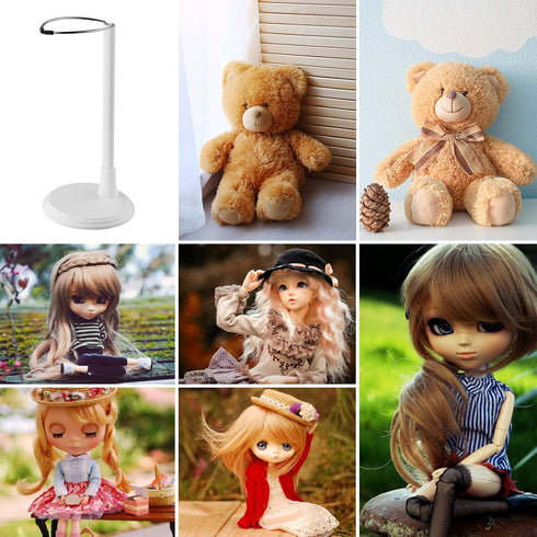 NUOBESTY Doll Stands Display Holder Rack for Figures Support Teddy Bear Stand for Kids