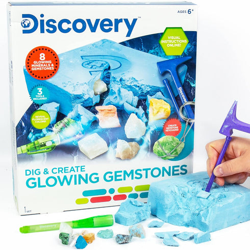 Discovery Crystal Growing Aquarium, At-Home STEM Kits for Kids Age 12+, DIY Crystals for Young Scientists