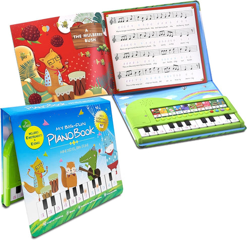 Kids Piano Book Toys - 20 Keys Kids Keyboard Piano Educational Music