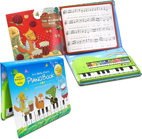 Kids Piano Book Toys - 20 Keys Kids Keyboard Piano Educational Music