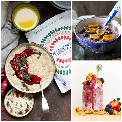 The Great British Porridge Co 385 Blueberry Banana Porridge, GR