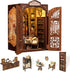 Cutefun Book Nook Kit, Dollhouse Miniature Kit for Bookshelf Insert Decor Crafts for Adults, Halloween