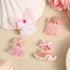 Goktvai 4 Sets 3in Angel Doll Clothes, Toy Collector Costume with Tops & Skirts for Display and Decoration ( Pink)
