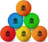 Mini Hockey Balls - 6 Soft Foam Balls for Knee and Floor Hockey - 2" Indoor Mini Hockey Balls