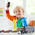Big Mo's Toys Transport Car Carrier Truck, with 6 Stylish Metal Racing Cars & Carrying Case