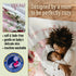 Baby Milestone Blanket - Monthly Milestone Blanket for Baby Girl, Custom Soft Fleece Photography Background, 60" X 40"