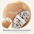 Lillomilo 3-Pack 6-36 Waterproof Baby Bibs for Eating | Toddler Bibs with Food Catcher | Machine Washable Bibs