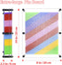 Extra Large 3D Pin Art Toy Board Game for Ages 5-7, Rainbow Sensory Toys for Kids with Autism, Fidget Toys Gifts for Autistic Boys Girls, 8x10 in