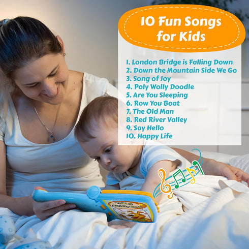 2 5 Talking Activity Book for Years Old & Up - Sound Book with Learning Activities Including Letters, Numbers, Quiz
