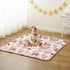 50"x50" 0-6 Tummy Bunnikins & Clover Thicken Soft Play Mat for Babies Months, Foldable and Non Slip One-Piece Baby