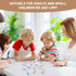 Set 12 91 9 4 2-8 8+ PUREPLAY Mexican Train Dominoes with Numbers - Double Colored Number Dominoes - Tiles, Trains