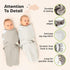 3-Pack 0-3 Organic Swaddles for Newborns, Baby Sleep Sacks Months - Baby Swaddle Wrap, Newborn Wearable Blanket, Infant