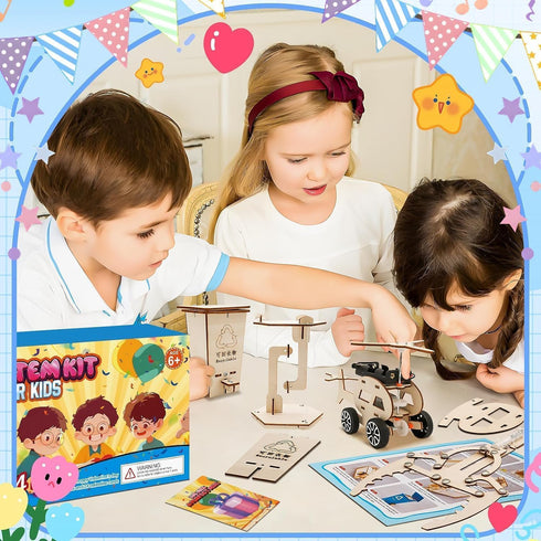 EVXVE 24 6-10, 6 7 8 10 12 13 Pcs Party Favors for Kids Age Treasure Box Toy Stem Kit Party Favors Science Kits