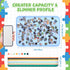 8 15'' 10.5'' 2000/3000/5000/6000 Pcs x Extra Large Puzzle Sorting Trays Stackable Puzzle Trays for Sorting Piece