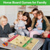 21 inches 11 60 2 1 Pack FUNNYB&G Horse Race Board Game Foldable Large Horse Racing Game for Adults with Metal Horses