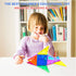 Everplay 41 pc Magnetic Tiles Starter Set - STEM Educational Learning Magnet Toy for Kids Age 3+ - Creative Kit