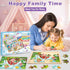 3 4 5 4 Pack 24 Wooden Princess Puzzles for Kids Age Year Old, Pcs Montessori Toddler Jigsaw Puzzles for Girl boy