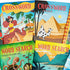 Puzzle Book 8pc Bundle - 4 Crossword & 4 WordSearch Books, Themed Puzzle Fun for Kids Ages 9+