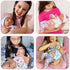JIZHI Lifelike Reborn Baby Dolls - 17-Inch Soft Body Realistic-Newborn Dolls with Feeding Kit Gift Box