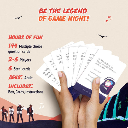 Lyric Legend - R&B Music Trivia Game for 90's Lyrics - Fun Music Games and Gifts for Adults & 90’s Trivia