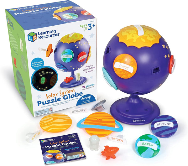Learning Resources Solar System Puzzle Globe - Space Toys for Toddlers, STEM