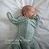 0 3 0.5 HALO Sleepsack SwaddleStretch, Arms Up or Extended Arms, Newborn Baby Swaddle, Months, TOG, Calm Sage