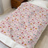Selgkds 50x60inch Cute Geese Boho Flowers Baby Blankets for Girls Boys Infants Toddler Crib Stroller Pink Spring Ducks