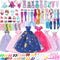 60pcs Doll Clothes & Accessories, Fashion Dress, Wedding Gowns, Daily Outfits & Dollhouse Accessories for 11.5 Inch