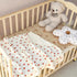 Brnabiou 6-Layer 100% 41"x41" Ultra Soft Muslin Cotton Baby Blanket Breathable Lightweight Strawberry Swaddle Blankets