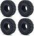 RC 58mm Rubber Crawler Tires with Foam, Pack of 4 for 1/18 TRX4M Upgrade Parts, Style B