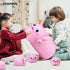 Cute Axolotl Plush Stuffed Animal with 4 Baby Soft Pillows - Valentine's Day, Birthday Gift for Kids