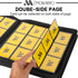 12 1200 50 Album Card Binder Pocket,Trading Card Binder Holds up to Cards with Sleeves,Zipper Card Holder Compatible