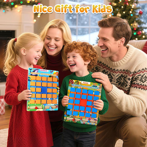 2 Pack 3 4 5 6 7 8 Matching Memory Game for Kids Age Years Old, Travel Toy for Toddlers Boys Girls, Road Trip Travel