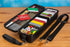 Quiver Time 7-Piece Set Orange and Purple Card Case Dividers & Separators - Ideal for Tabletop Gaming