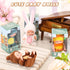 Hanaive 4 Pcs 4 Inch Mini Baby Dolls with Animal Clothes, Cute Tiny Babies Gifts for Kids Birthday (Cute Style)