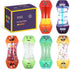 6-Pack Special Supplies Liquid Motion Bubbler Toy Cool Emotion Tubes Colorful Hourglass Timer with Droplet Movement