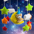 35 Pack HLLEDUO Crib Mobile for Boys or Girls - Baby Crib Mobile with Lullaby Music Rotating Auto-Shutoff