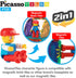PicassoTiles Magnetic Car Play Set - Action Figures for Kids 3+ - STEM Building Block Vehicle Toy