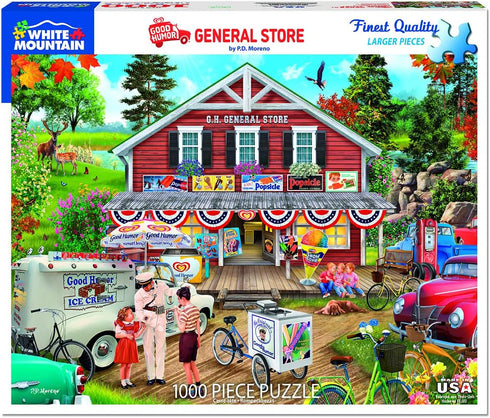 White Mountain Puzzles Good Humor General Store - 1000 Piece Jigsaw Puzzle