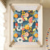 KICPOAY 52x28 Fruits Tropical Toddler Bed Crib Sheets Baby Crib Sheets Cover for Soft Mini Crib Mattress