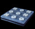 Crocon Tic Tac Toe Game - Table Games, Family House Game, Indoor Party Game, Large Grey Board