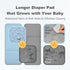 Backpack Backpack Compact Diaper Bag Lightweight & Waterproof Baby Bag for Moms & Dads, Includes Changing Pad