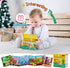 6-Pack Dr.Rapeti Soft Cloth Books Baby Books Bath Books for Baby Infant Toddler Kids Crinkle Squeaky Washable Chewable