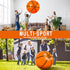 Meooeck 27 Inch Large Inflatable Basketball Beach Balls for Pool Summer Outdoor Activity Games and Birthday Party